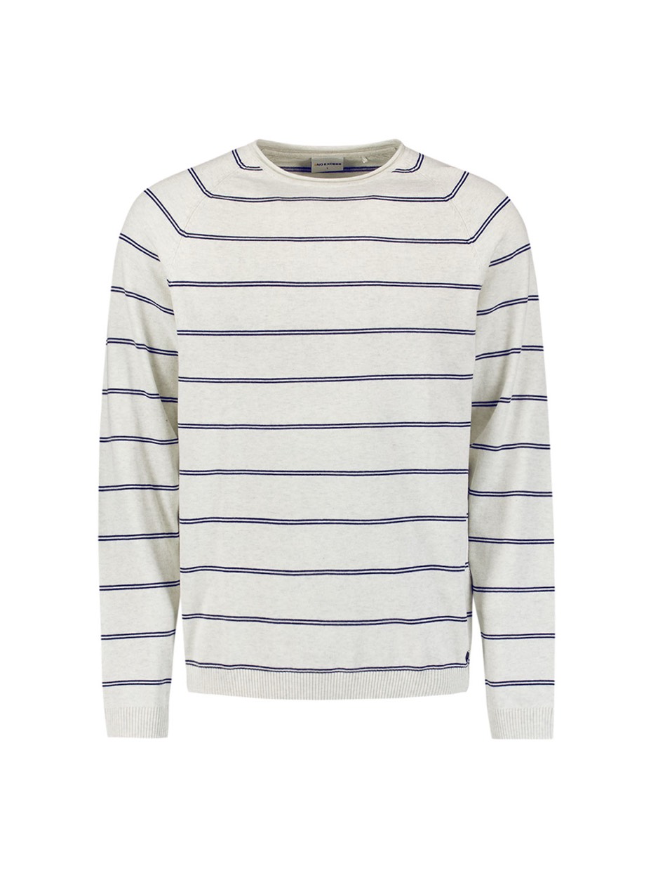 No Excess heren truien amp; vesten truien 5219.08.0015 ecru dessin