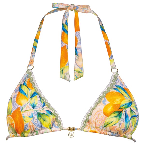 Watercult - Women's Dolce Whimsy Bikini Triangle Top - Bikinitop, wit