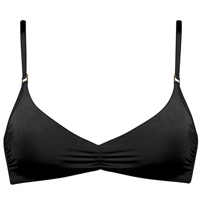 Watercult - Women's Shimmering Solids Bikini Top - Bikinitop, zwart