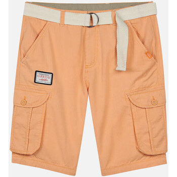Korte Broek Oxbow Gestreepte bermudashort met geïntegreerde riem ORPEK