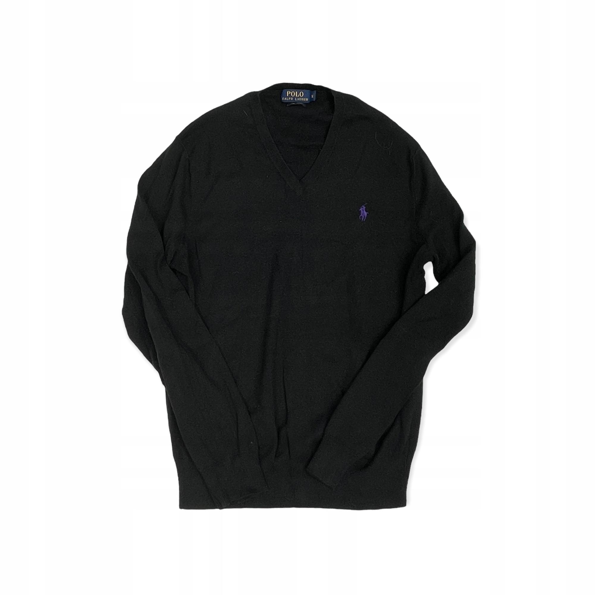 Dossier Heren trui blouse zwart POLO RALPH LAUREN M - Gebruikt