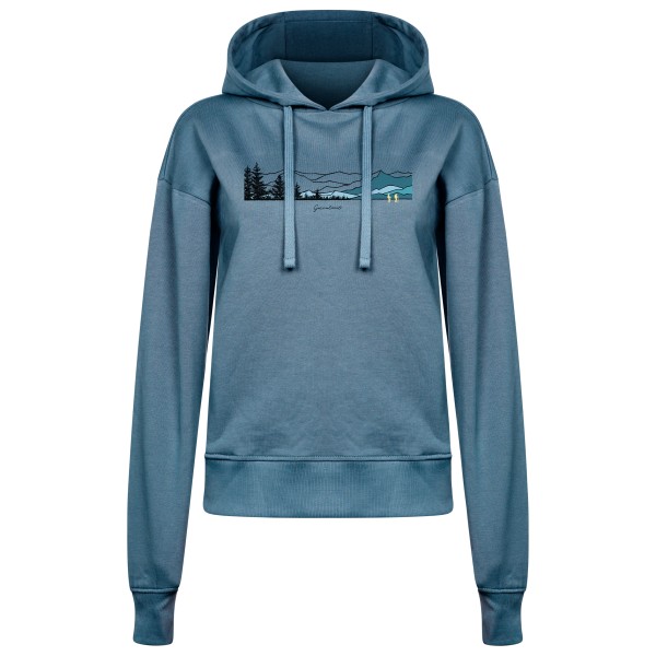 GreenBomb - Women's Nature Hike Mountains Flipper Pullover - Hoodie, blauw