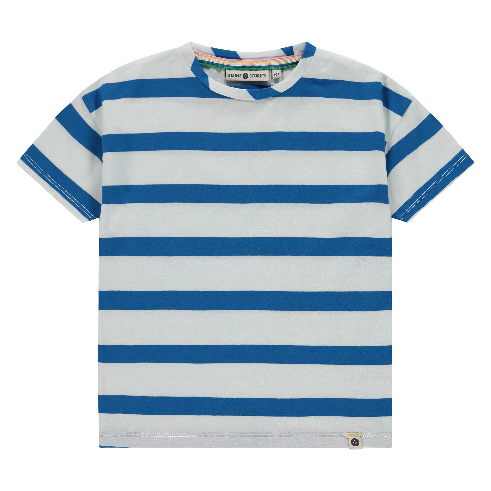 stains&stories-collectie Stains & Stories-collectie T-shirt stripes (river)