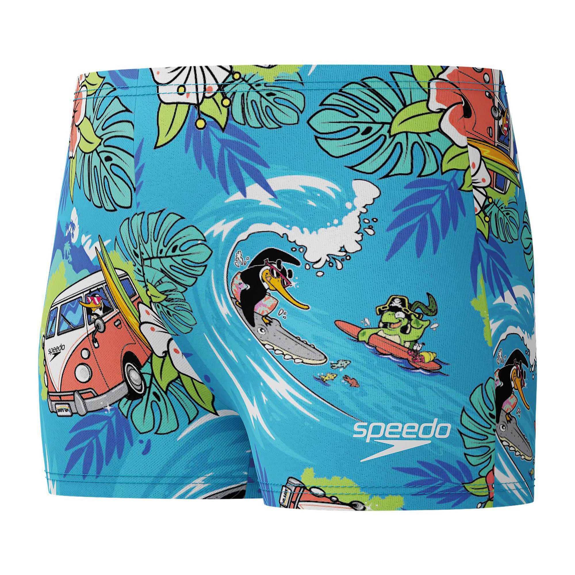 Speedo Digital Allover Aqua Zwemboxer Jongens