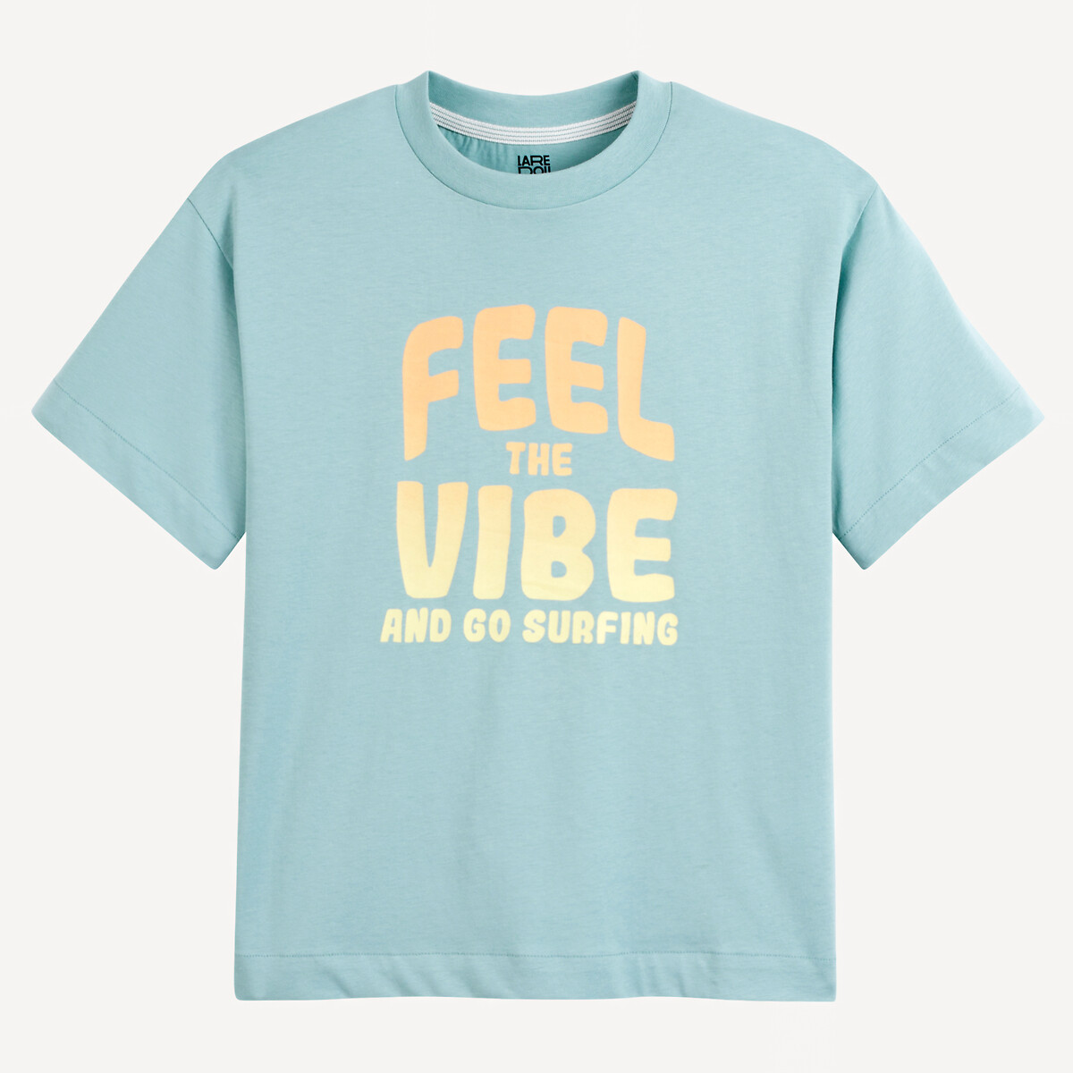 LA REDOUTE COLLECTIONS Oversized T-shirt met ronde hals en tekst