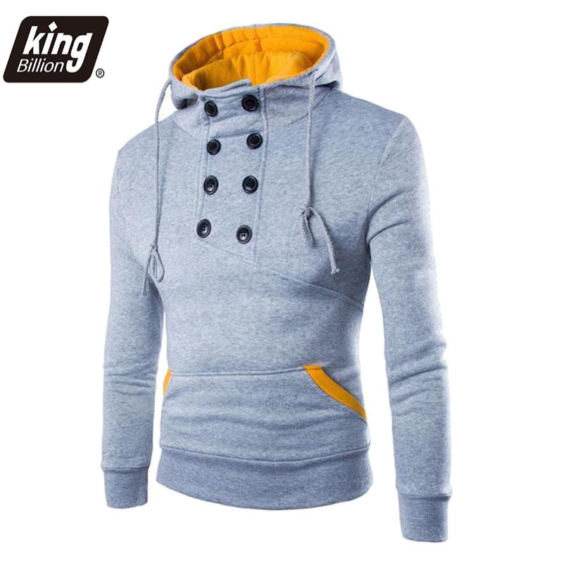 King Billion Herfst Nieuwe Heren Hoodies Sweatshirts Rits Hoodie Heren Sweatshirt Effen Kleur Man Hoody Sweatshirts Voor Mannen M zwart
