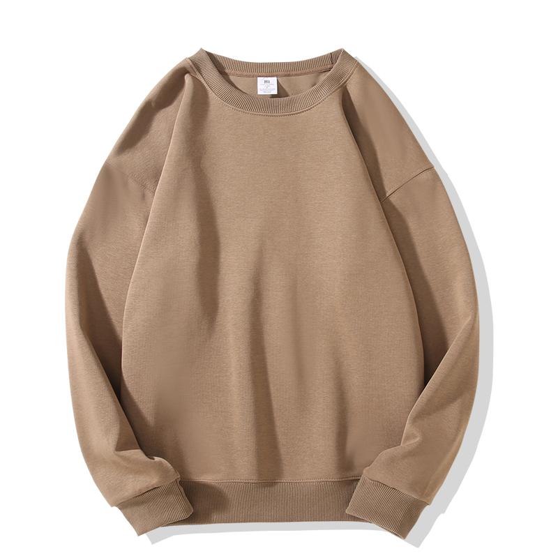 Leefona Casual Sweatshirts Heren/Vrouwen Hoodies Pullover Streetwear Effen Hoodie Hiphop Basic Zwart Wit Khaki Hoodies 3XL kaki