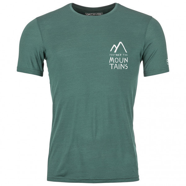 Ortovox - 120 Cool Tec Mountain Duo T-Shirt - Merinoshirt, grijs