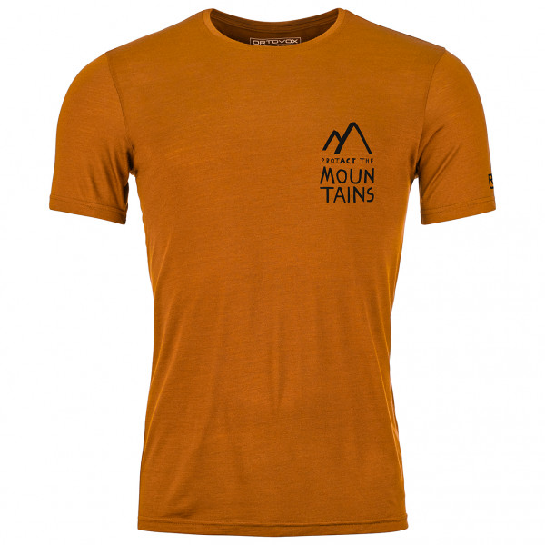 Ortovox - 120 Cool Tec Mountain Duo T-Shirt - Merinoshirt, oranje