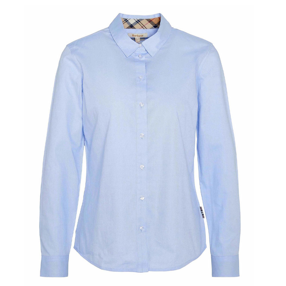 Barbour Dames Blouse Derwent Blue/Hessian
