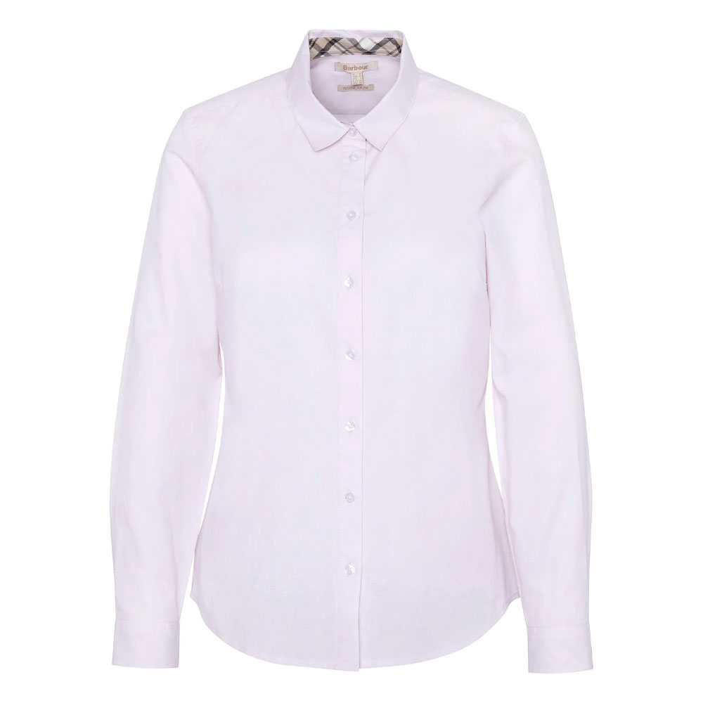 Barbour Dames Blouse Derwent Pink/Hessian