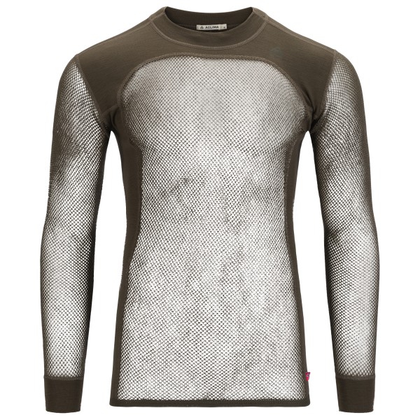 Aclima - WN Crew Neck - Merino-ondergoed, grijs