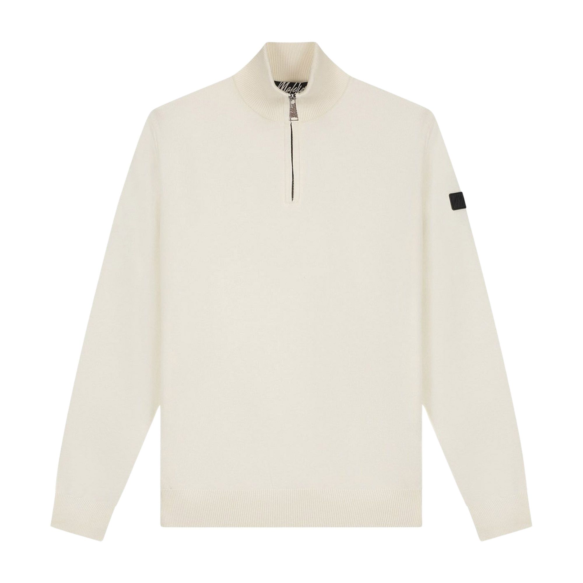 Malelions Knitted 1/4 Zip Sweater Heren