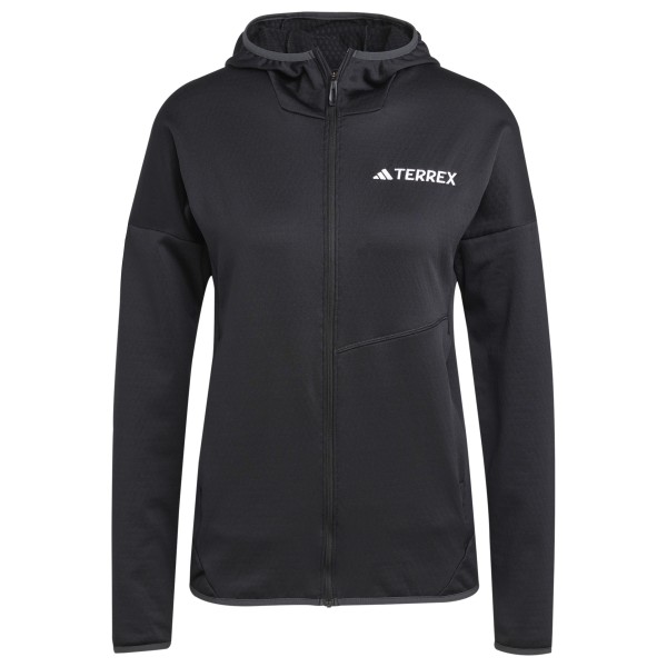 adidas Terrex - Women's Xploric Light Fleece Hooded Jacket - Fleecevest, zwart/grijs