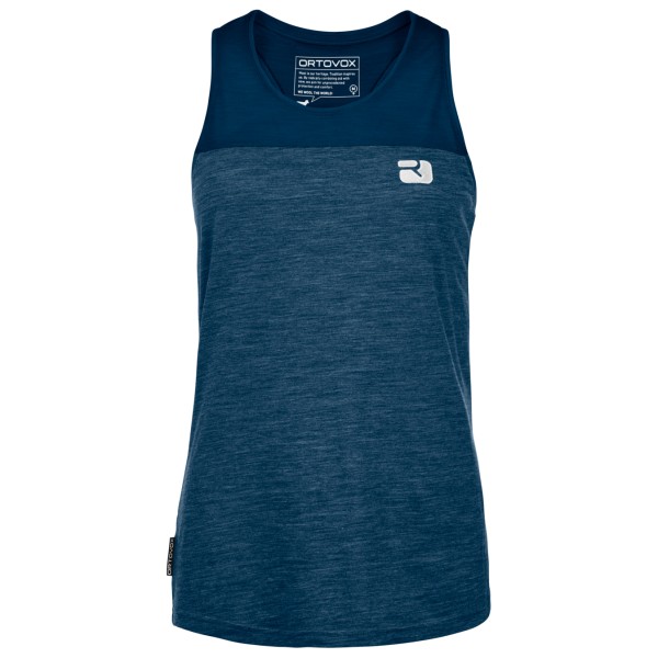 Ortovox - Women's 150 Cool Logo Top - Tanktop, blauw