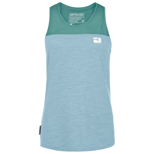 Ortovox - Women's 150 Cool Logo Top - Tanktop, turkoois