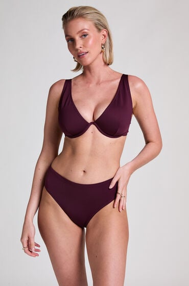 Hunkemöller Neoprene Rio bikinibroekje Paars