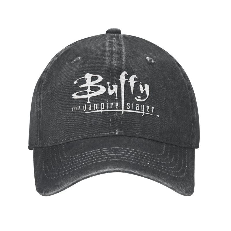 91610103MAC303Y57G Aangepaste katoenen Buffy The Vampires Slayer-logo honkbalpet hiphop unisex dames verstelbare supernatural tv-show vader hoed herfst Adult Baseball Cap