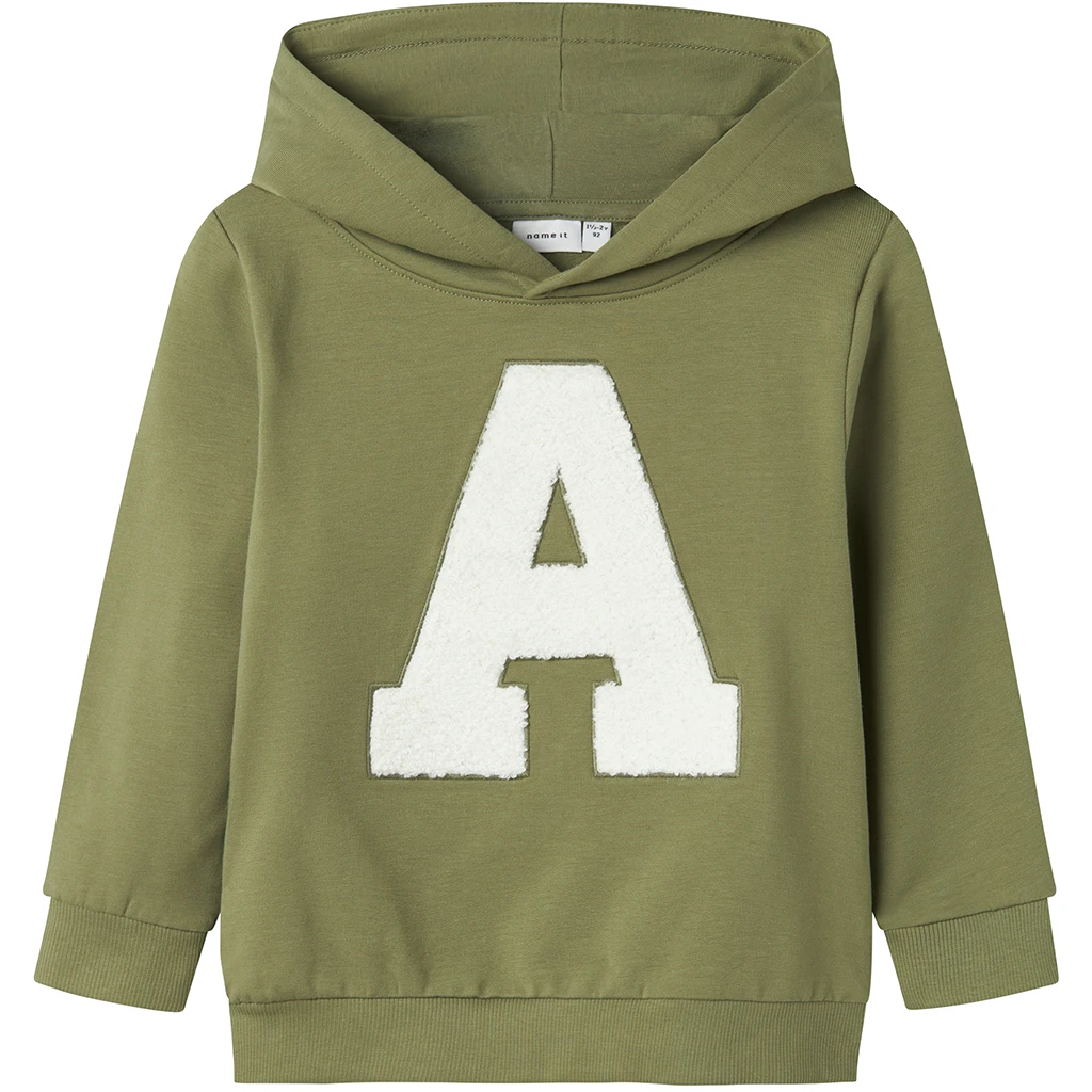 nameit-collectie Name It-collectie Trui sweat hoodie Poalhan (oil green)