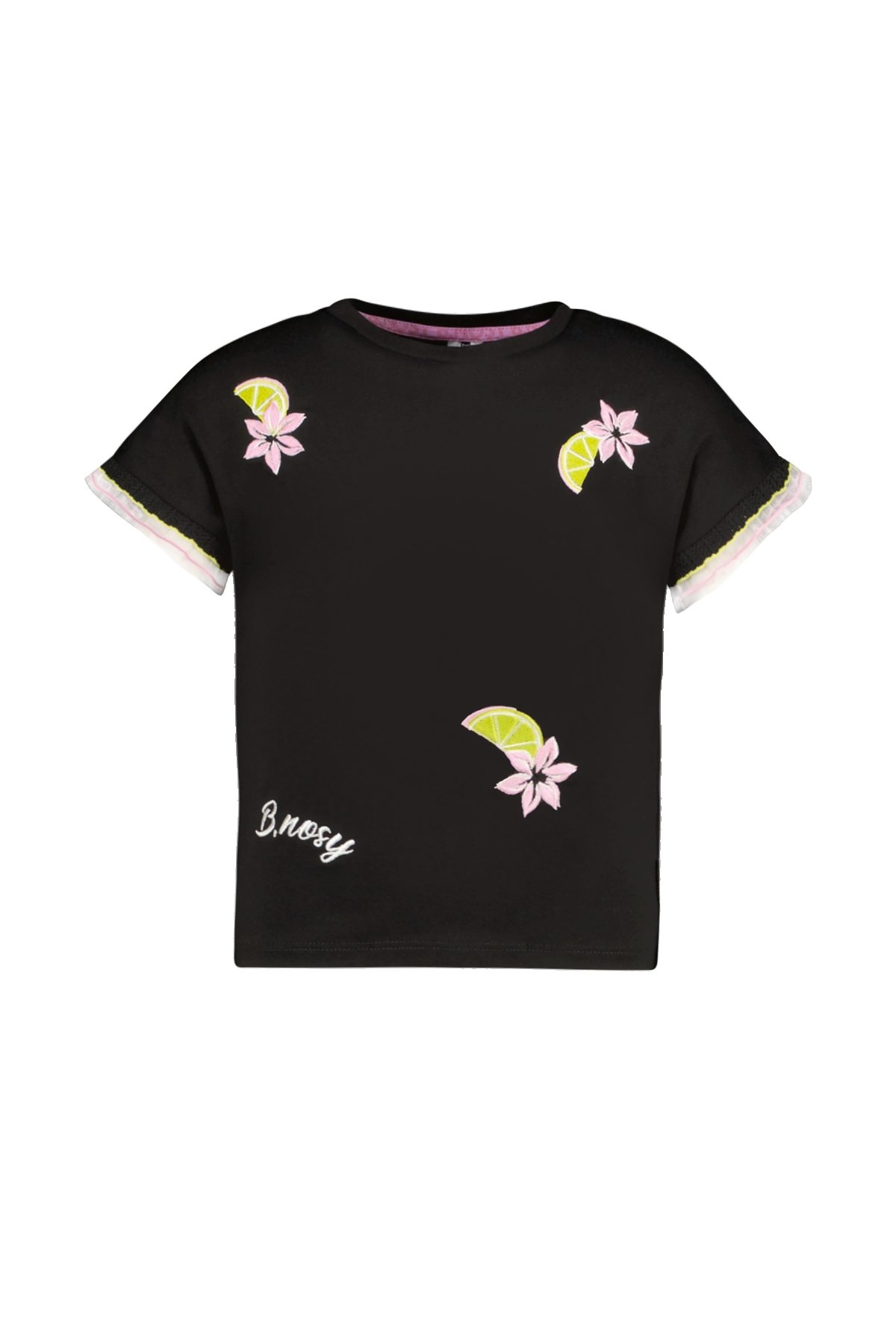 B.Nosy zomer top meisjes - zwart - Tanja