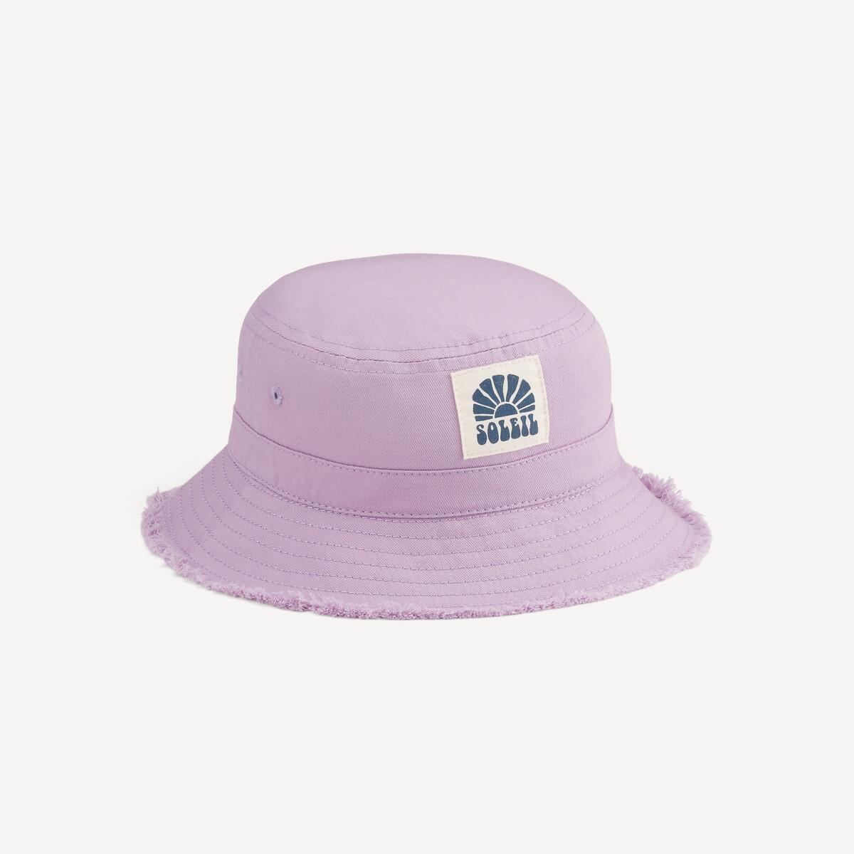 LA REDOUTE COLLECTIONS Bucket hat met uitgerafelde boord