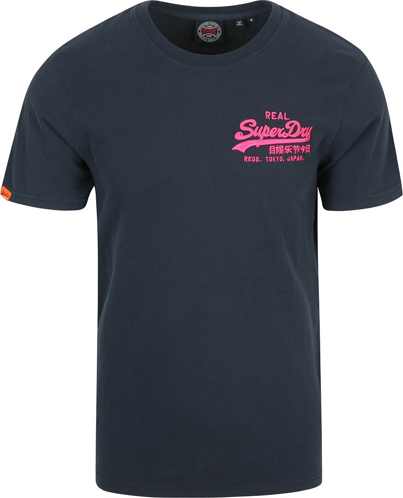 Superdry Tee Relaxed Navy