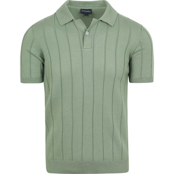 T-shirt Suitable Respect Polo Drop Needle Groen