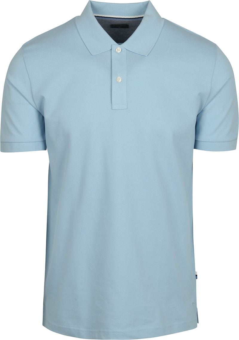 OLYMP Poloshirt Piqué Lichtblauw