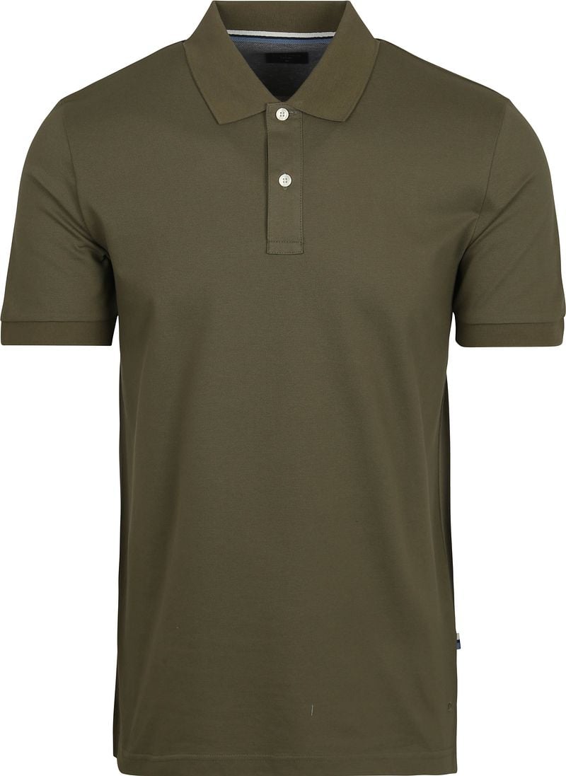 OLYMP Poloshirt Piqué Olijfgroen