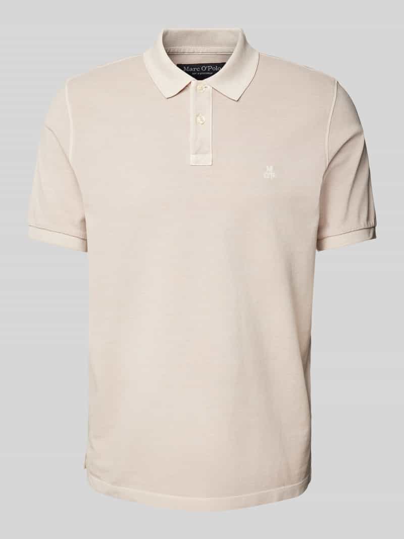 Marc O'Polo Regular fit poloshirt van puur katoen met logostitching
