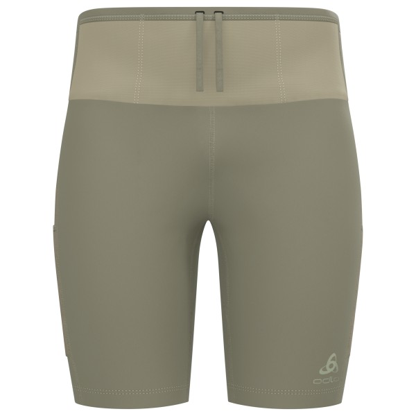 Odlo - X-Alp Trail Cargo Tights Short - Hardlooplegging, olijfgroen