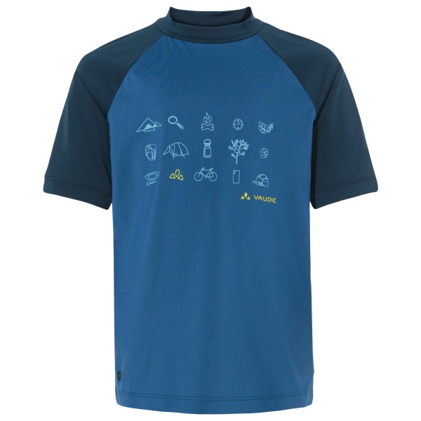 Vaude - Kid's Solaro T-Shirt III - Sportshirt, blauw