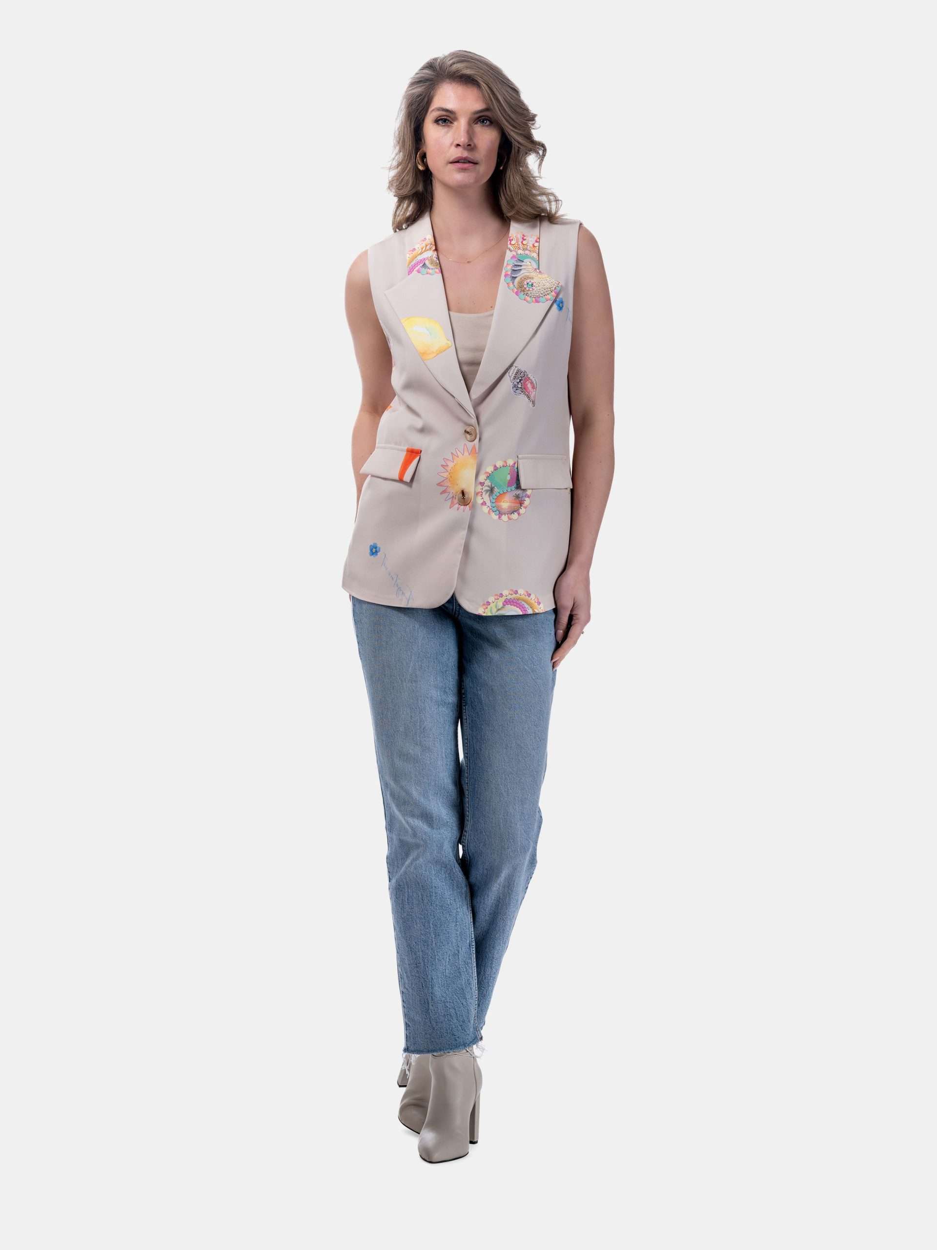 Mucho Gusto  gilet zanè plantenpotjes patchwork