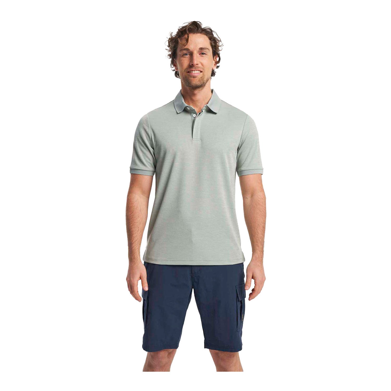 Tenson Txlite Melange Polo Heren