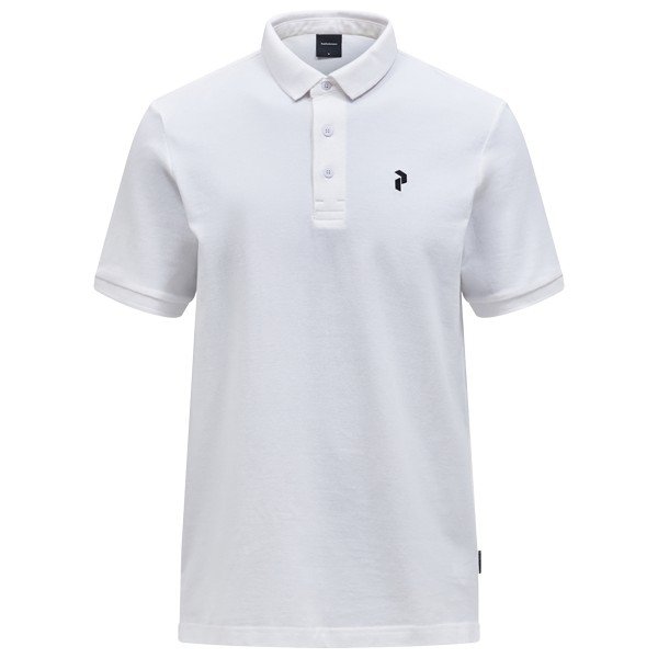 Peak Performance - Classic Cotton Polo - Poloshirt, grijs/wit