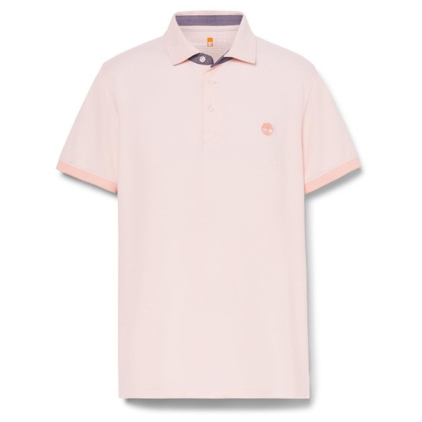 Timberland - Baboosic Brook Oxford Short Sleeve Polo - Poloshirt, roze