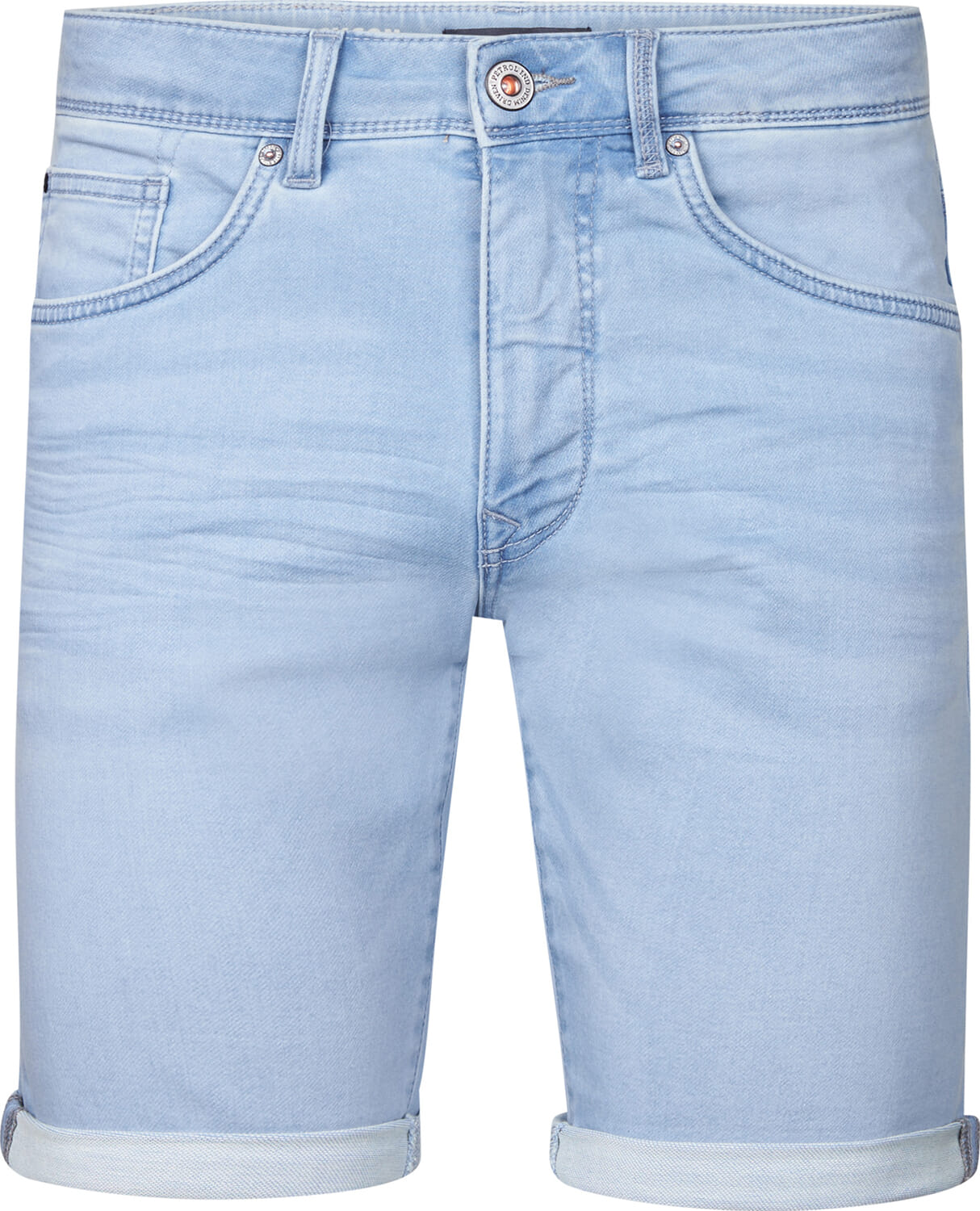 Petrol Shorts Ros Denim Blauw heren