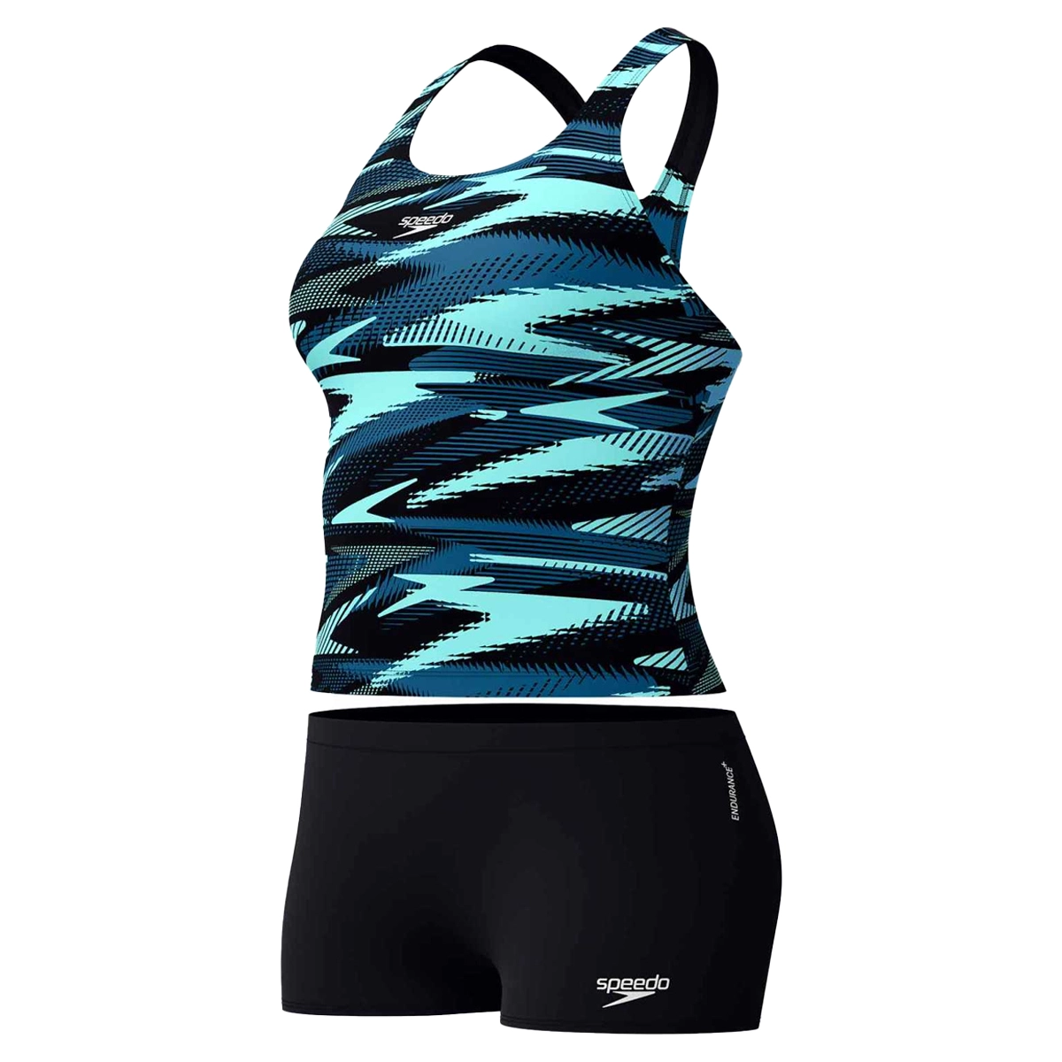 Speedo Eco+ hyperboom tankini bla/blu