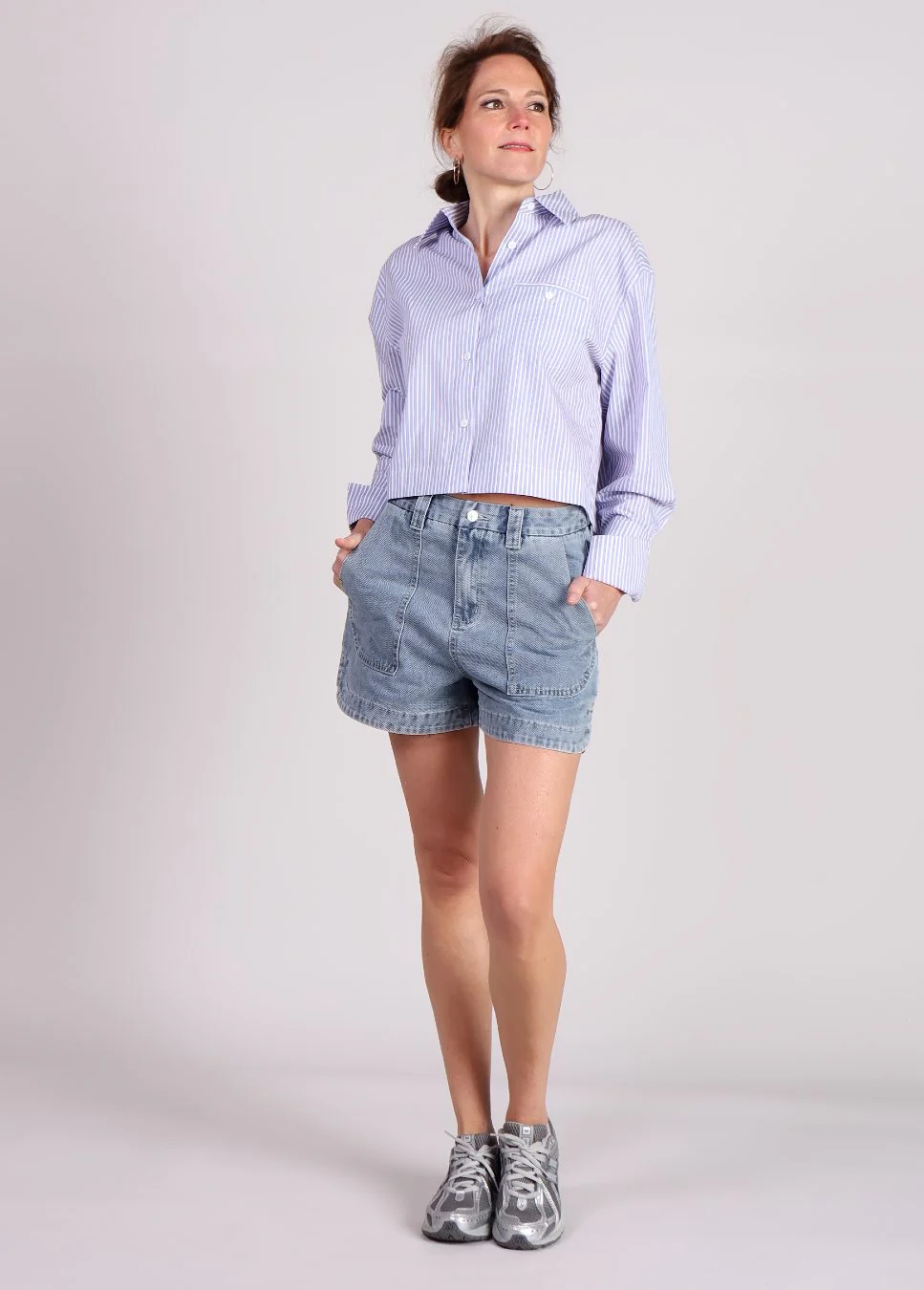 FRNCH Pascalie short denim