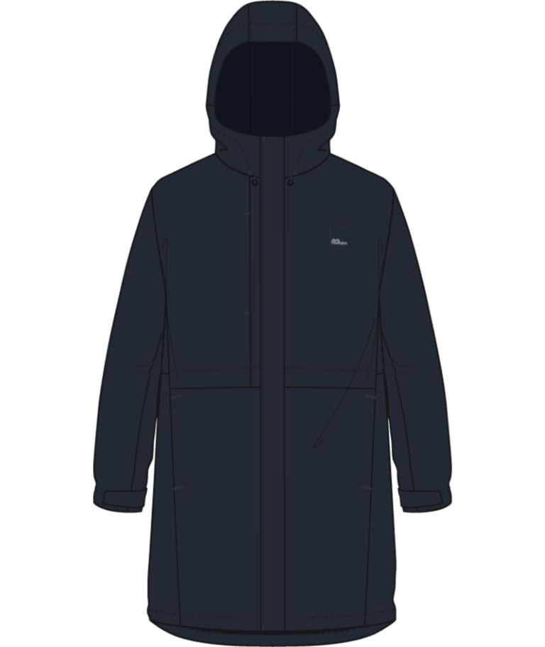 Jack Wolfskin Terraview 2l  Coat w Regenjas Dames 