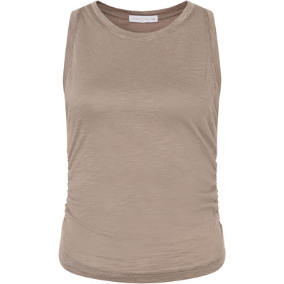 Mandala Dames Ruffled Round Neck tanktop