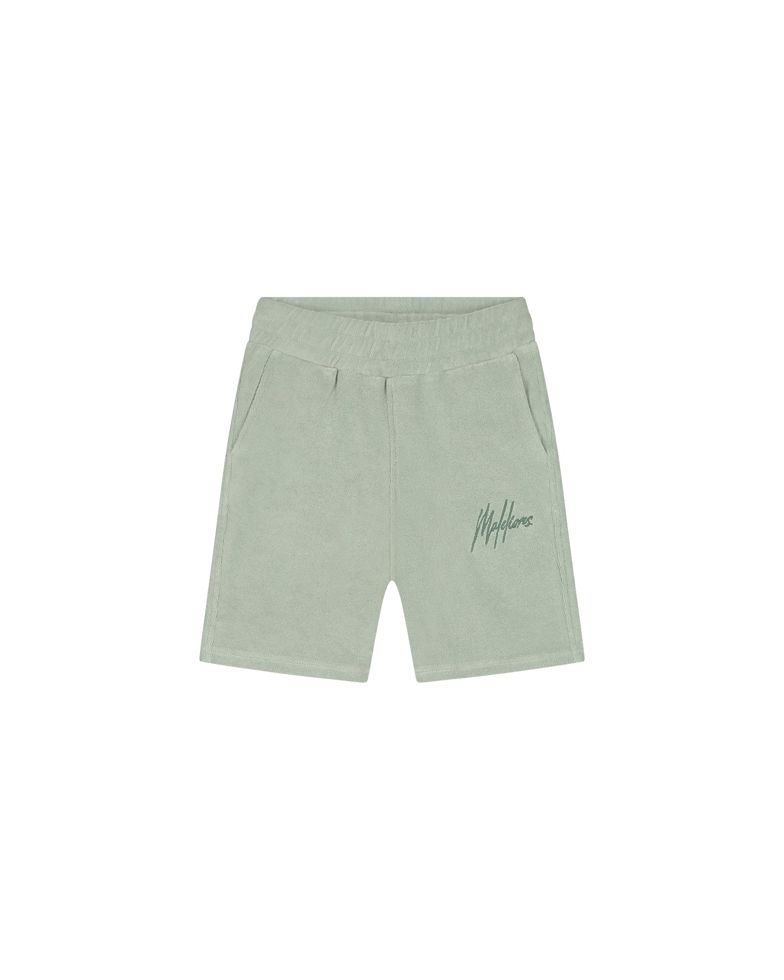 Malelions Zomer short jongens agave signature towelling