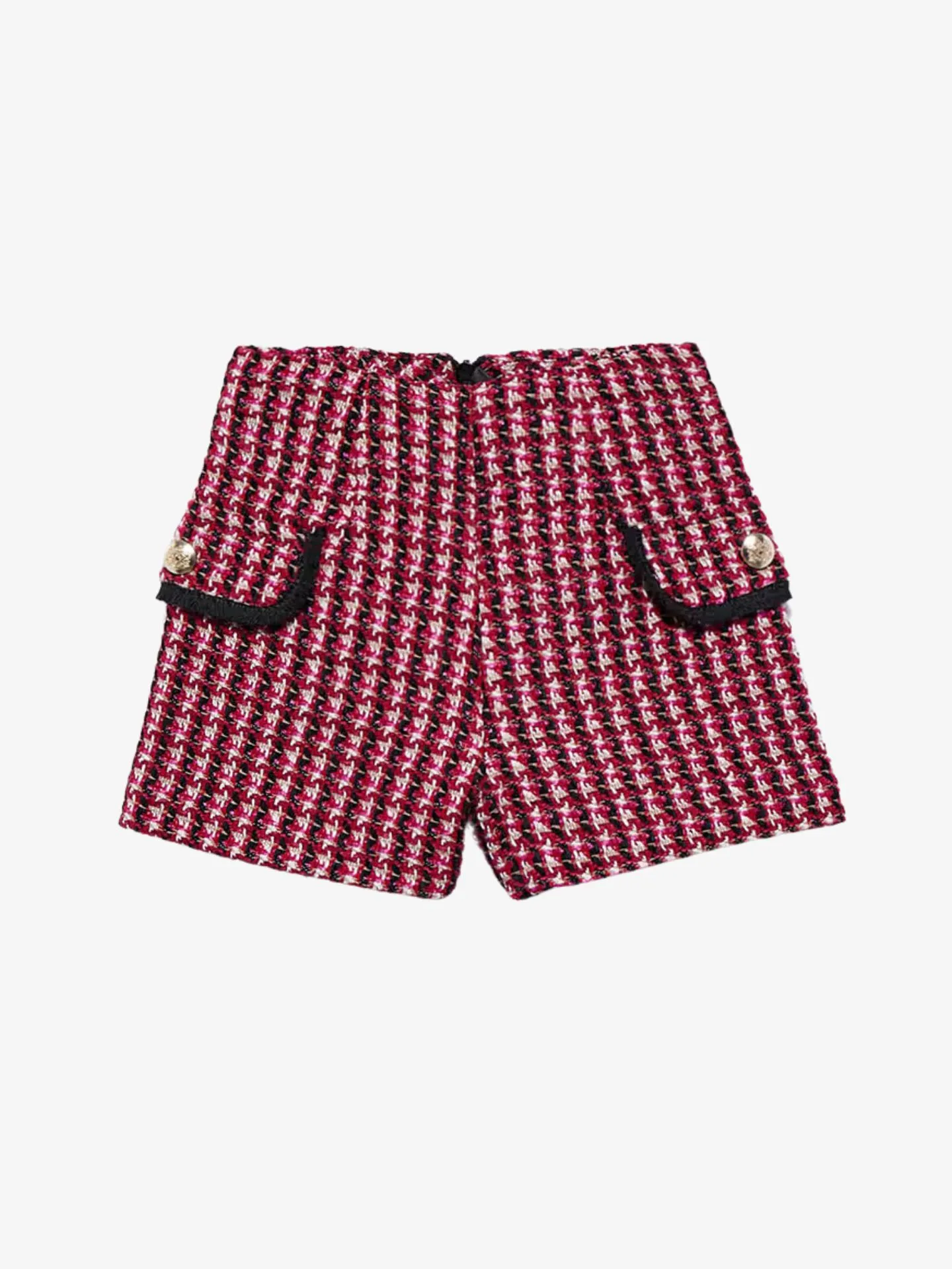 Abel & Lula Plaid tweed shorts