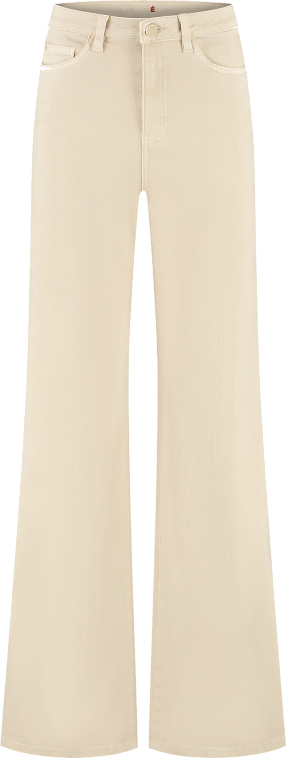 Florez Jeans Ana Flared Wit dames
