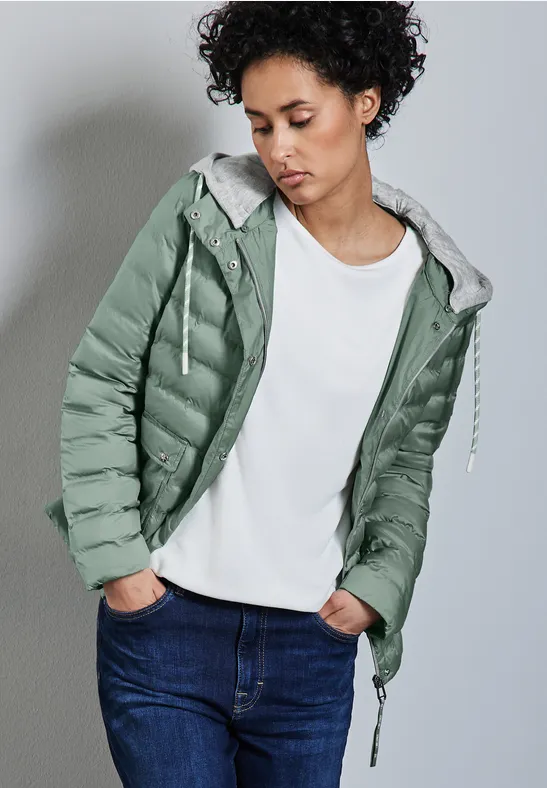 Street One Jacke mit abnehmbarer Kapuze