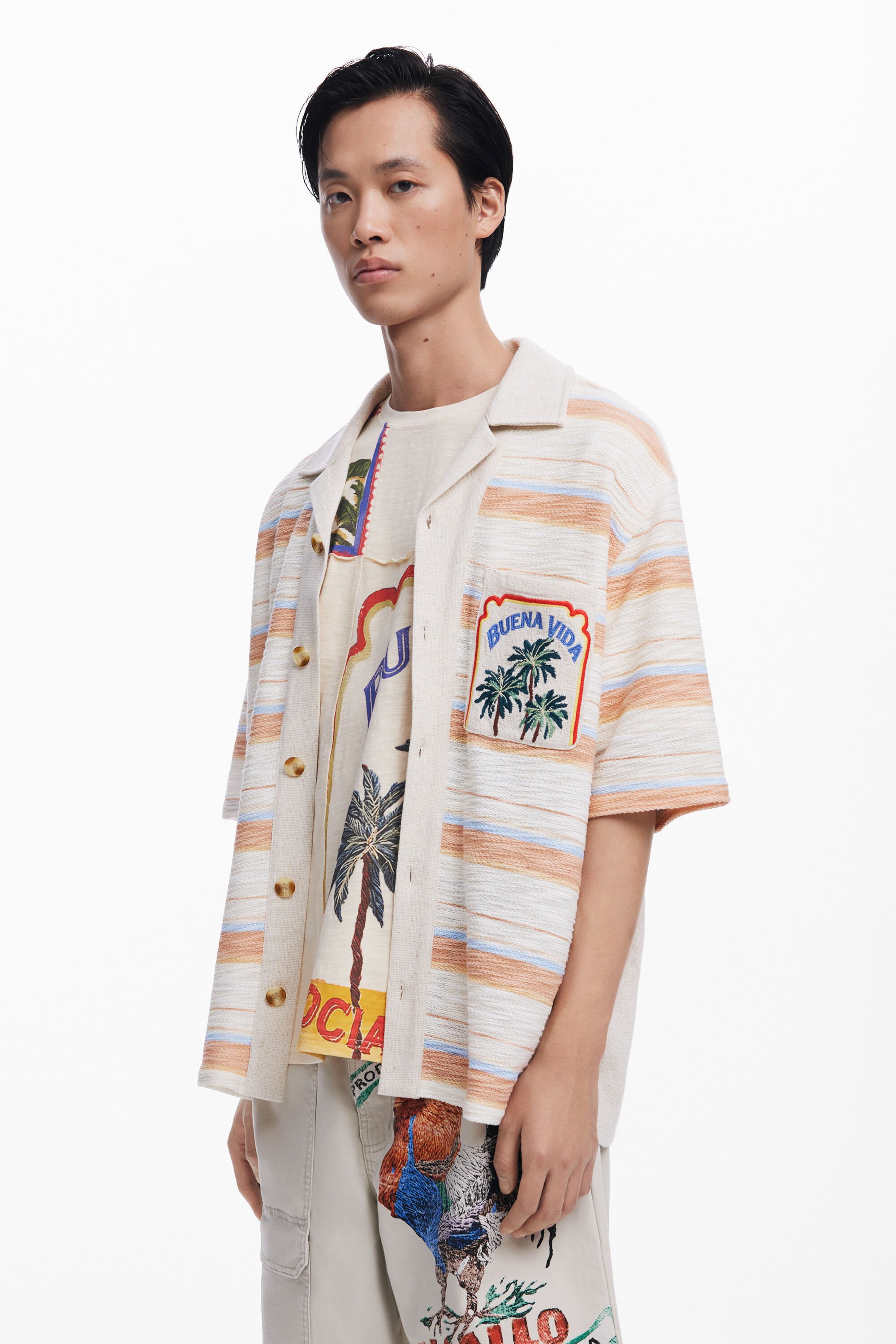 desigual Cuba overhemd - WHITE