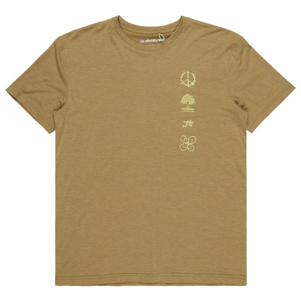 Quiksilver - Coastal Run S/S - Sportshirt, beige