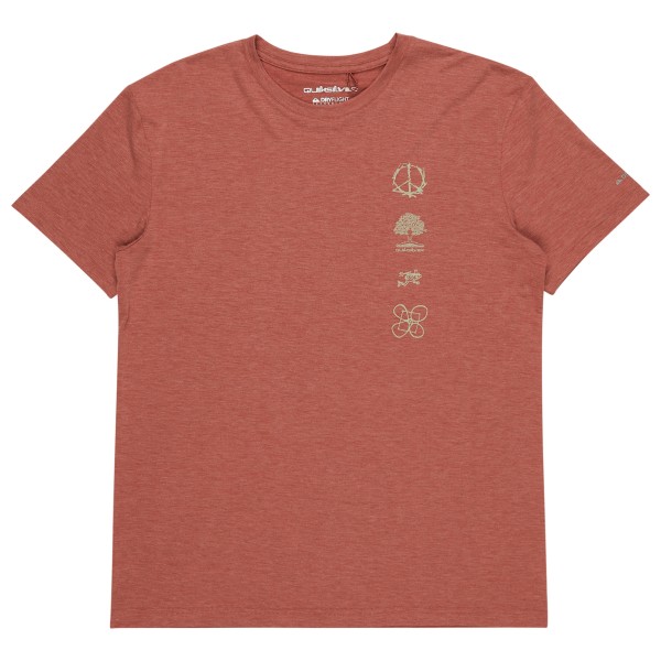 Quiksilver - Coastal Run S/S - Sportshirt, rood
