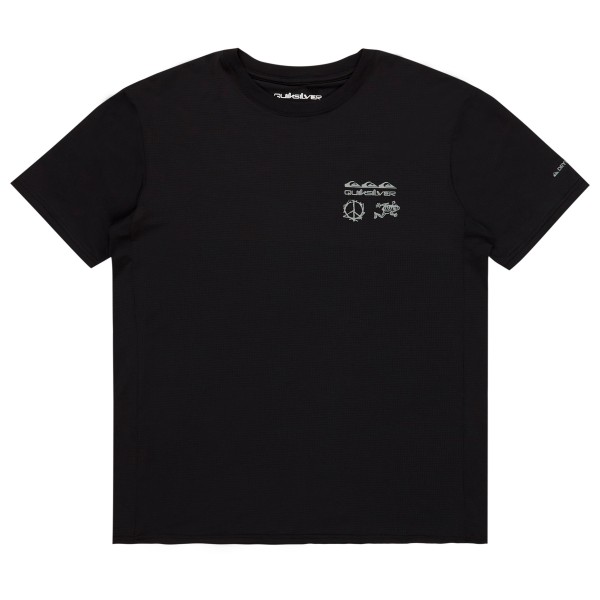 Quiksilver - Lap Time S/S Tee - Sportshirt, zwart