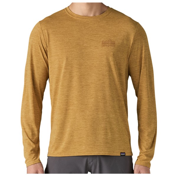 Patagonia - L/S Cap Cool Daily Graphic Shirt - Sportshirt, beige